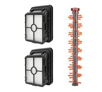 Pieza De Repuesto Para Rodillo De Cepillo Y Filtros, Compatible Con Bissell, Crosswave 1866 1868 Rodillo De Alfombra Cepillo Multi-Superficie Repuesto Para Aspiradora(1 Orange+2 Filter)