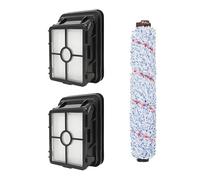 Pieza De Repuesto Para Rodillo De Cepillo Y Filtros, Compatible Con Bissell, Crosswave 1866 1868 Rodillo De Alfombra Cepillo Multi-Superficie Repuesto Para Aspiradora(1 White+2 Filter)