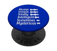 Pieza de Rompecabezas Always Unique Inspiradora Conciencia sobre el Autismo PopSockets PopGrip Adhesivo