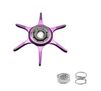 Pieza de rueda de gota de agua de 60 mm compatible con carretes Six Star, construcción de aleación con sistema de sonajero para una mejor capacidad de respuesta de recuperación de línea (mano