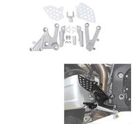 Pieza del reposapiés Accesorios Para Reposapiés Delanteros De Motocicleta Para Honda CBR 600RR 600 RR 2003-2006 2004 2005(Silver)