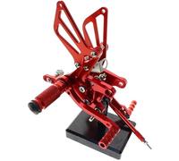 Pieza del reposapiés Juego De Reposapiés CNC Para Motocicleta, Para Suzuki GSXR 750 GSXR750 GSXR600 600 K1 K2 K3 K4 K5 1997-2005 2004 2003 2002 2001 2000 1999 1998(Rosso)