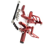 Pieza del reposapiés Juego Trasero Ajustable Para Suzuki GSX1300R Para HAYABUSA 1999-2015 2004 2005 2006 2007 2008 2009 2010 2011 2012 2013 2014 Pedal De Cambio(Rosso)