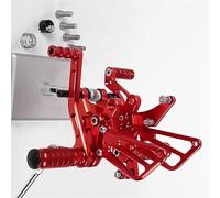 Pieza del reposapiés Para BENELLI BJ600GS BJ600 GS BJ 600GS 600 2010 2011 2012 2013 BN600 BN, Pedal De Motocicleta, Clavijas Traseras Aleación Aluminio(Rosso)