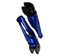 Pieza del reposapiés Para Ducati Monster 1100 1100S S 2009-2010 EVO 1100EVO 2011-2013 2012 Clavijas De Pie Para Motocicleta Reposapiés Pasajero Pedales(Blu)