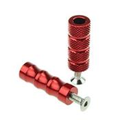 Pieza del reposapiés Para Honda CBR400RR CBR400 RR CBR 400RR 400 NC29 NC 29 1993-1999 1995 1996 1997 1998 1994 Reposapiés De Motocicleta Clavijas Pedales Traseros(Rosso)