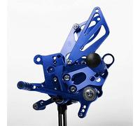 Pieza del reposapiés Pedal De Motocicleta Para APRILIA RSV4 2009 2010 2011 2012 2013 2014 2015 2016 Clavijas Traseras Aleación Aluminio(Blu)