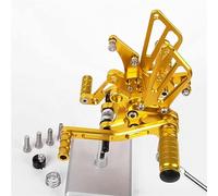 Pieza del reposapiés Pedal De Motocicleta Para BENELLI BJ600GS BJ600 GS BJ 600GS 600 2010 2011 2012 2013 BN600 BN, Clavijas Traseras Aleación Aluminio(Gold)