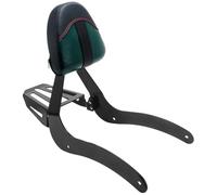 Pieza del respaldo Accesorios Para Motocicletas Respaldo Desmontable Sissy Bar Almohadilla Para Portaequipajes Trasero Para Indian Scout 2015-2024 2023 2022(Silver Green)