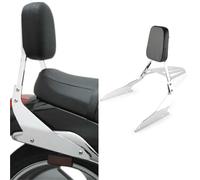 Pieza del respaldo Respaldo Para Motocicleta Sissy Bar Portaequipajes Trasero Para Pasajeros Para Suzuki Para Boulevard M109R Para Limited Para Edition 2007-2009 2010 2011 2012 2013 2014(Chrome)