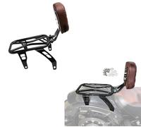 Pieza del respaldo Respaldo Para Pasajero Trasero De Motocicleta Y Portaequipajes Para Indian Scout Bobber Twenty 2020 2021 2022 2023(Brown)