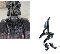 Pieza del respaldo Respaldo Trasero Para Motocicleta Sissy Bar Portaequipajes Para Harley Para Touring Road Glide Ultra FLTRU 2009 2010 2011 2012 2013 Piezas Desmontables