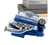Pieza ilustrativa para motores de modelo | Exposición de motor V8 de metal - Juguetes educativos originales Ideas de regalos para hijos, adolescentes, hombres, familia, amigos, adolescentes, niñas e