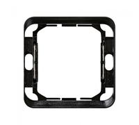Simon 75907-39 placa de pared y cubierta de interruptor Negro