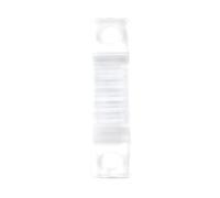 Pieza para interruptor alemán de 1 vía y 1 llave, blanco