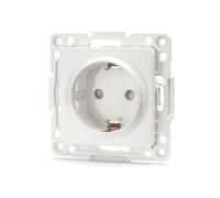 Pieza para interruptor de 1 vía, color blanco, ideal para instalaciones eléctricas y control de iluminación en entornos residenciales.