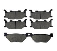 Pieza pastilla freno Juego Pastillas Freno Delanteras Kit Trasero Motocicleta Para YAMAHA XVS 1300 A Para Midnight Star 2007 2008 2009 2010 2012 2013(Front and Rear)