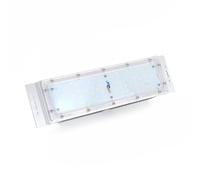 Pieza reguladora de intensidad LED, compatible con sistemas alemán/francés, color plateado, ideal para ajustar iluminación en espacios.