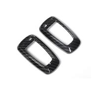 Pieza Repuesto Interior para Ford para Maverick 2022 2023 2024 ABS Estilo Fibra Carbono Cubierta Llave Coche Protectora Antiarañazos Duradera Cubierta Central