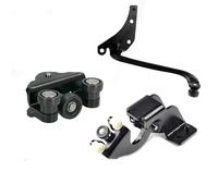 Pieza rueda puerta coche Compatible con Fiat para Scudo 2007 2008 2009 2010 2011 2012 2013 2014 2015 2016 Guía rodillo derecho puerta corredera superior central inferior