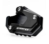 Pieza Soporte Lateral Accesorios Motocicleta Pata Cabra Placa Ampliación, Almohadilla Caballete Lateral para BMW R1300RT R 1300 RT 1300RT 2025 2026(Nero)