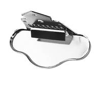 Pieza Trasera de Mandolina Cromada, Pieza Trasera de Mandolina Mejora el Mantenimiento Cambios de Cuerda Rápidos Profesionales con Tornillos para Instrumento