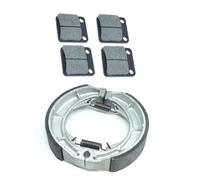 Pieza Zapata Freno para Suzuki LTF/LTA 400F 4WD 2002 2003 2004 2005 Kit De Pastillas Freno Delanteras Y Zapatas Traseras para Motocicletas ATV