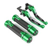 Piezas Accesorios De Motocicleta, Ajustable, Plegable, Extensible, Palanca De Embrague De Freno, Manillar, Empuñaduras, Tapa CNC Para Yamaha Tracer 900 GT 900GT 2018-2020(Verde)