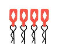 Piezas Actualización RC para Arrma para Kraton para Axial para Scx10 para Traxxas para Trx4 para Tamiya 1/8 1/10 4 Uds Clip De Cuerpo Retenedor Shell Hebilla Fija Bloqueo(Orange)