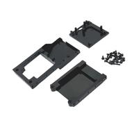 Piezas Actualización RC para MN168 MN78 1/12 Base Montaje Caja Cambios Metal Soporte Motor Viga Travesaño Juego Piezas Actualización Coche RC Accesorios(Black)