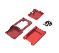 Piezas Actualización RC para MN168 MN78 1/12 Base Montaje Caja Cambios Metal Soporte Motor Viga Travesaño Juego Piezas Actualización Coche RC Accesorios(Red)