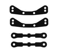 Piezas Actualización RC para Traxxas 1/5 para X-Maxx para 6S 8S 1/6 para Xrt 8S 1/10 para Maxx Acero Metal Suspensión Superior Inferior Brazo Montaje Código RC Actualización Coche(Upper and Lower)
