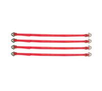 Piezas Actualización RC para Traxxas para Axial 1/7 1/8 1/10 Suspensión Amortiguador De Presión Negativa Correa De Límite Correas Cuerda Protectora RC Piezas De Coche(Red)