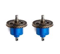 Piezas Actualización RC para Traxxas para Slash 4x4 para VXL para Stampede para Rustler para Remo HQ727 1/10 Diferencial Delantero Y Trasero De Metal 5381 6882 5379(Blue,2pcs)