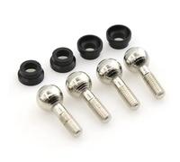 Piezas Actualización RC para Traxxas para Summit para T-maxx para E-revo para Revo para Slayer para Pro 1/10 4 Uds Tornillos De Cabeza De Bola Casquillos De Tapa De Bola Pivotante 4933