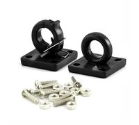 Piezas Actualización RC para Traxxas para TRX4 para Axial para SCX10 D90 1/10 Hebilla Remolque Metal Ganchos Remolque Decoración Grilletes Remolque(Black)