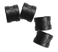 Piezas Anillos de Anticolisión Protectores 4 Goma | Clip para Horquilla Trasera y Cadena, Ligero y Resistente a Impactos, Color Negro, Uso en Carretera