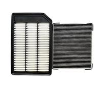 Piezas automotrices Filtro De Aire De Coche + Filtro De Cabina 1 Par Para Suzuki Kizashi 2.4L 2011 Filtro De Carbono Conjunto De Elementos De Filtro Accesorios De Coche