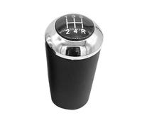 Piezas Automotrices Pomo De Palanca De Cambios De 5/6 Velocidades Cromado Para Mazda 3 BK BL 5 CR CW 6 II GH CX-7 ER MX-5 NC III 23 MT De Cuero Con Brazo De Palanca De Cambios(5 speed)