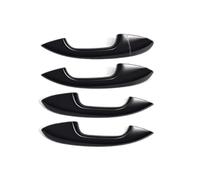 Piezas Automóvil Compatible Con Mercedes-Benz Para GLC-Class 2016 2017 2018 2019 2020 2021 2022 Kit De Tapa De Moldura De Manija De Puerta Exterior Cromada Para Volante Izquierda(Black)