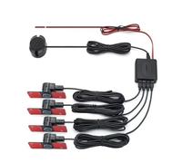 Piezas Automóvil Sensor Aparcamiento Coche Asistente Control Distancia 13 Mm Radar Marcha Atrás Plano Sonido Zumbador Alarma Repuesto Monitores Para Punto Ciego(Black)