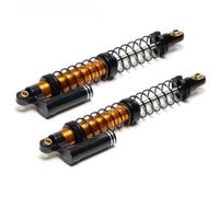 Piezas Automóviles RC Amortiguador 2 Uds 90-105MM Aluminio para Traxxas para TRX4 para Defender para AXIAL para SCX10 D90 para Wraith para Wrangler 1/10 RC Actualización Coche(Orange,90MM)
