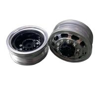 Piezas Automóviles RC Bujes Rueda Delantera Y Trasera 2 Uds Metal para Tamiya para Scania 770S para Volvo 750 para ACTROS 3363 para Man 1/14 Repuestos Piezas Coche RC(No-Drive Wheel hub)