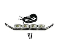 Piezas Automóviles RC Foco Parachoques Delantero Ligero Plástico para Tamiya para Scania 770S 1/14, Piezas Mejora Camión Volquete para Juguetes(Silver)