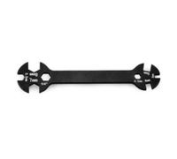 Piezas Automóviles RC Modelo Coche RC Herramienta Acero Al Carbono Llave para Tuercas Tensor Múltiple 3Mm 4Mm 5Mm 5,7 Mm 7Mm 8Mm Piezas Mejora Repuesto(Black)