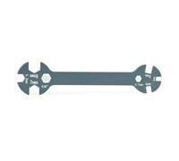 Piezas Automóviles RC Modelo Coche RC Herramienta Acero Al Carbono Llave para Tuercas Tensor Múltiple 3Mm 4Mm 5Mm 5,7 Mm 7Mm 8Mm Piezas Mejora Repuesto(Gray)