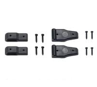 Piezas Automóviles RC Para Axial Para SCX10 III Para AXI03007 Para Wrangler 1/10 RC Carry Model Piezas Bisagra De La Ventana Trasera Decoración Del Bloque De La Cubierta Del Motor(Set)