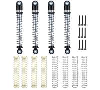 Piezas Automóviles RC Para Axial Para SCX24 90081 Para Deadbolt Para Gladiator Para Wrangler Para Bronco 1/24 RC Crawler Car Truck Parts 48mm Amortiguador Accesorios(Black)