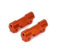 Piezas Automóviles RC Para FS 1/10 53810 Para FC512006 Camión Buggy Aleación Suspensión Delantera Y Trasera Montaje Fijo Modificación RC Car Para Hop-Up Piezas Mejoradas 2 Piezas(Orange)