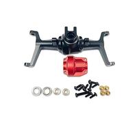 Piezas Automóviles RC Para Hobbyplus 1/18 Para CR18P Para Rock Van 1/18 Reemplazo Carcasa Eje Delantero Y Trasero Aleación Aluminio Accesorios Automóviles Piezas Actualización RC(Black,Front)